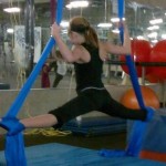 Jenna on silks